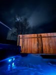 Hot tub at night